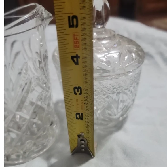 ⏳️Vintage⏳️ ANCHOR HOCKING WEXFORD Creamer & Sugar Set - Picture 7 of 10